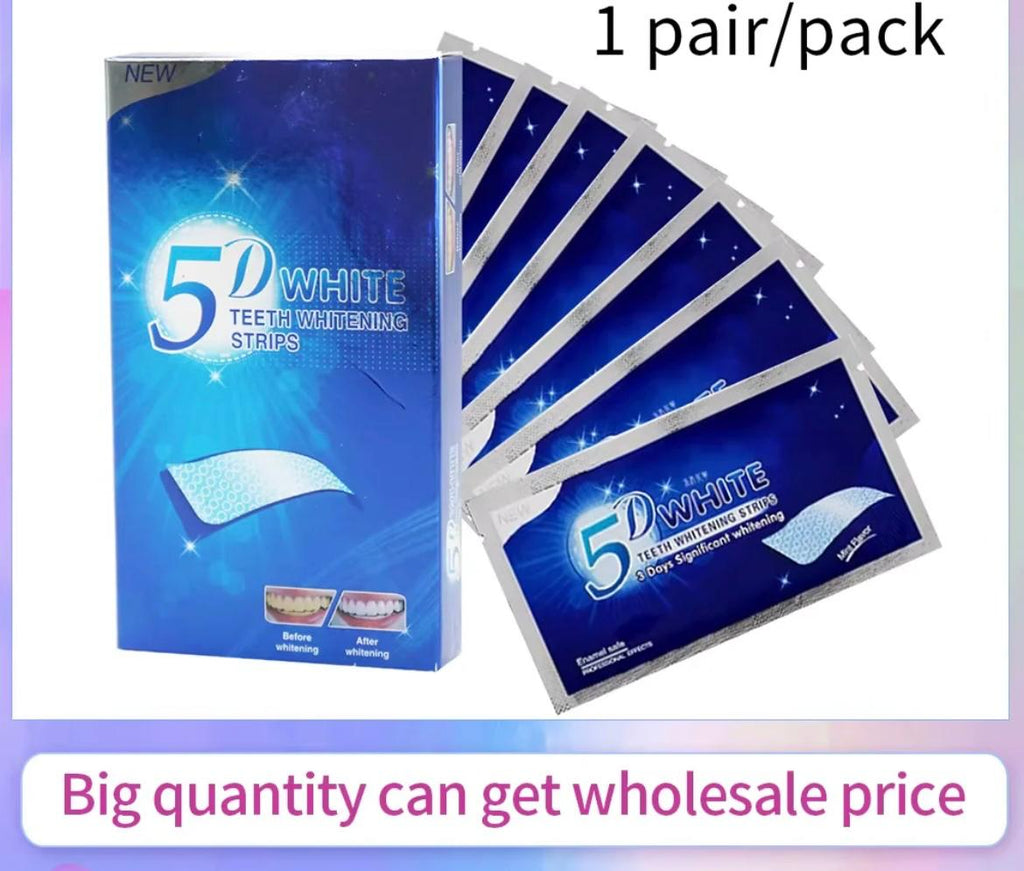 Advanced 5D Maximum Whitening Strips for Teeth
