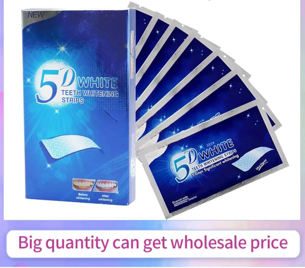 Advanced 5D Maximum Whitening Strips for Teeth