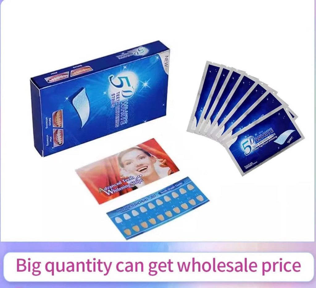 Advanced 5D Maximum Whitening Strips for Teeth
