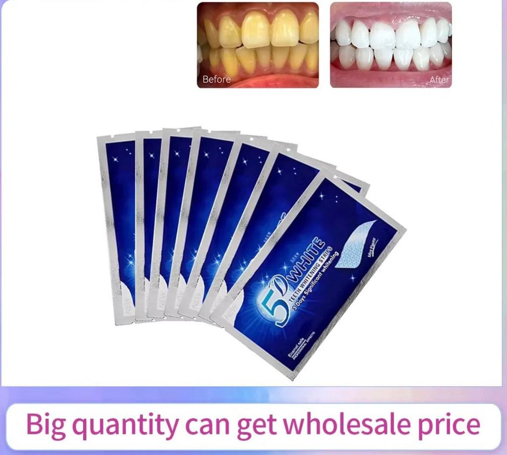 Advanced 5D Maximum Whitening Strips for Teeth